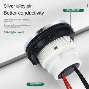 22MM30MM ustensiles de cuisine cuisinière <span class=keywords><strong>bouton</strong></span> de commutation d'allumage étanche et résistant <span class=keywords><strong>à</strong></span> l'huile cuisine cuisinière commerciale interrupteur autobloquant - Product Image 3