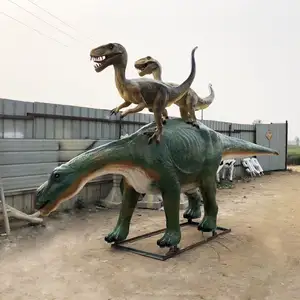 סיטונאי בעלי חיים פסל שרף פיברגלס דינוזאור פיסול מותאם אישית
