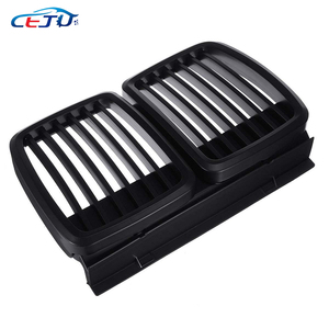 Grilles de rein de pare-chocs avant de voiture noires brillantes pour BMW E30 Sedan/<span class=keywords><strong>Cabrio</strong></span> 1982-1994 Grilles de course de remplacement accessoires de voiture - Product Image 3