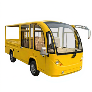 Autobús Turístico Eléctrico Amarillo, Autobús Pequeño con Estructura de Acero y Neumáticos, Garantía de 12 Meses para Aventuras Urbanas - Product Image 1