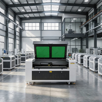 Mesin Pemotong Laser CO2 CNC KH-9060 100W-130W Kontrol Ruida Baru Berpendingin Air untuk Akrilik/MDF/Plywood Mesin Pengukir/Pemotong Laser LAS
