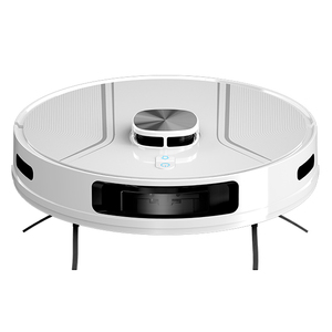 Robot aspirateur compatible WiFi/App avec autonomie de 120 minutes, cartographie LiDAR 3700PA pour poils d'animaux, sols durs, tapis pour garages - Product Image 1