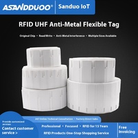 WES WE-STR Flexible Anti-Métal RFID Smart Sensor Chip UHF Soft Printable Electronic Tags Gestion des outils Modules NFC Accessoire