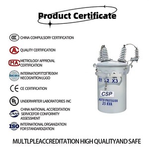 Ul/CUL CSP một pha bước lên biến áp 7.62kv 37.5kva 50kva một pha cực gắn biến áp cho công nghiệp - Product Image 2