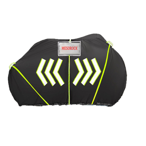 <span class=keywords><strong>Housse</strong></span> de <span class=keywords><strong>vélo</strong></span> étanche pour 2 vélos, 600D Oxford Outdoor Cover Reflective Sign Bike Cover <span class=keywords><strong>Transport</strong></span> on Rock With PVC Palette Pocket - Product Image 2