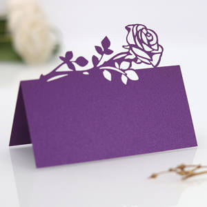 การ์ดกระดาษขนาดเล็กแบบเรียบง่าย เป็นมิตรกับสิ่งแวดล้อม สำหรับใช้ในงานวันแม่ งานแต่งงาน และงานเลี้ยงบนโต๊ะ - Product Image 1