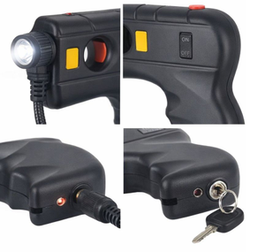 พวงกุญแจไฟฉาย LED แบบยุทธวิธี ชาร์จซ้ำได้ ความจุสูง ขายส่งจากโรงงาน ไฟฉายป้องกันตัวแบบยุทธวิธี LED พวงกุญแจ PRO - Product Image 2