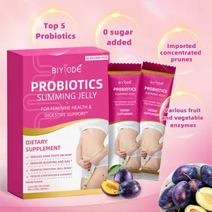OEM Manufacturer Custom Private Label Probiotic Supplement Wholesale For Weight Loss Slimming Product Probiotic Enzyme Jelly