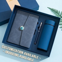 Ensemble cadeau élégant de carnet de notes en cuir PU, stylo, agenda de réunion, logo personnalisé, impression sérigraphique, bureau