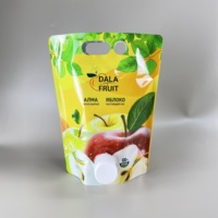 Jus alcoolisé feuille d'aluminium debout sac dans une boîte 3L debout pochette vin Kit emballage Valve sac
