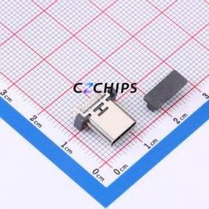 HC-TYPE-C-16P-LC06A USB Connector Through hole Component (THT) Connector Type-C Female Through Hole 16P - Product Image 1