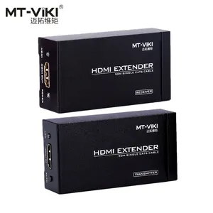 1080p HDMI Extender מעל Cat5e 60m, MT-VIKI HDMI משדר ומקלט + כוח מתאם