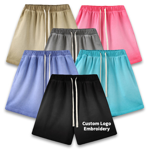 Personnalisé Haute Qualité 385gsm Éponge <span class=keywords><strong>Française</strong></span> Lavage à l'Acide Courant Grande Taille Essentiel Été Sweat <span class=keywords><strong>Boxe</strong></span> Hommes Gym Shorts <span class=keywords><strong>Pantalon</strong></span> - Product Image 1