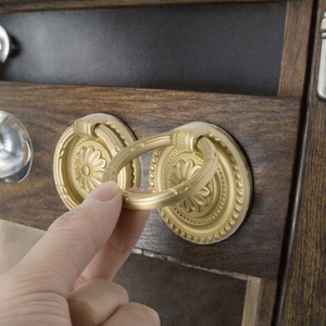 Solid Brass Modern Furniture Hardware for Kitchen Cabinet Wardrobe <strong>Drawer</strong> Knob <strong>Pull</strong> <strong>Gold</strong> - Product Image 3