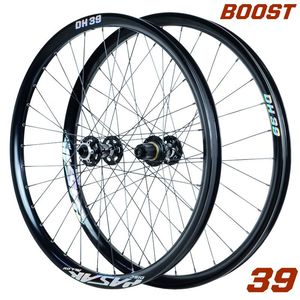 PASAK Roue de vélo de montagne à frein à disque 26-29 pouces, jante en aluminium, système de fixation <span class=keywords><strong>rapide</strong></span>, <span class=keywords><strong>axe</strong></span> traversant Boost 110/148 - Product Image 6