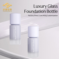 Flacon de toner personnalisé FUYAO de 30 ml, rechargeable, avec pompe, pour emballage d'essences, soins de la peau, contenants cosmétiques, flacons de fond de teint