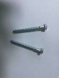 Vis à bois en acier, vis à tête hexagonale, vis à bois à tête fraisée - Product Image 6