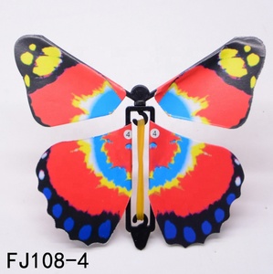 Farfalle volanti magiche colorate con fascia di gomma potenziata giocattoli per bambini oggetti di scena magici Set sorprese regalo di compleanno - Product Image 3