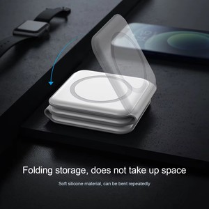 <span class=keywords><strong>Cargador</strong></span> inalámbrico eléctrico plegable 3 en 1 <span class=keywords><strong>de</strong></span> 15W para iPhone y <span class=keywords><strong>Apple</strong></span> <span class=keywords><strong>Smartwatch</strong></span> Soporte <span class=keywords><strong>de</strong></span> teléfono <span class=keywords><strong>de</strong></span> carga rápida - Product Image 3