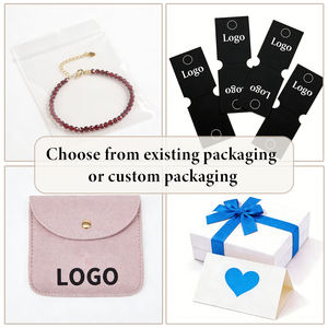 Pulseras de Cuentas con Diseño de Moda 2026, Cristal, Piedras Preciosas Naturales, Ajustables, con Corte de Corazón, Joyería para Mujer, Regalo Moderno para el Día de la Madre - Product Image 4