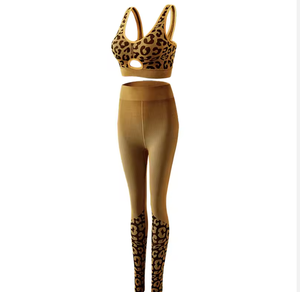 <span class=keywords><strong>Leggings</strong></span> <span class=keywords><strong>neri</strong></span> <span class=keywords><strong>lucidi</strong></span> stampati alla moda a vita alta personalizzati da donna con tasche e set Activewear dei produttori - Product Image 5