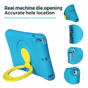 Étui rotatif à 360° HGD pour <span class=keywords><strong>Samsung</strong></span> <span class=keywords><strong>Galaxy</strong></span> <span class=keywords><strong>Tab</strong></span> <span class=keywords><strong>a</strong></span> 10,1 pouces <span class=keywords><strong>T510</strong></span>/T515, support antichoc, protection pour enfants, coque de protection pour tablette en EVA - Product Image 5