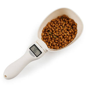Báscula Digital Precisa para Alimentos <span class=keywords><strong>de</strong></span> Mascotas con Cuchara Ovalada Ajustable, Funciona con Pilas, para Perros y Gatos, Hecha <span class=keywords><strong>de</strong></span> Plástico - Product Image 4