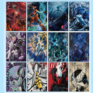 JR Offre Spéciale – Collection d'Autocollants Artistiques Rares Pokémon Dessinés à la Main, Style <span class=keywords><strong>Manga</strong></span>, pour Classeur, Jeux de Cartes Mega Dream - Product Image 6