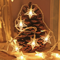 Newish Christmas Room Star Shape Batterie betriebene dekorative Lichterketten