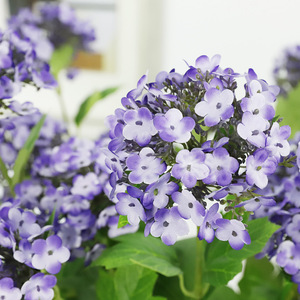 <b>Artificial</b> <b>Hydrangea</b> Flower 3-Headed Green Silk Wedding Decoration Home Decor Prop High Simulation - Product Image 3