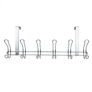 Organizer per la casa sopra il gancio della porta 12 gancio di arresto della porta in metallo decorativo sopra la porta gancio appendiabiti per appendiabiti - Product Image 1