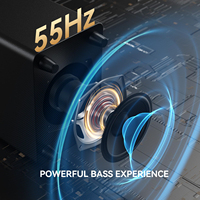Barre de son audio domestique 3.1CH Dolby Atmos 390W avec caisson de basses filaire, HD EARC et transmission 4K HDR