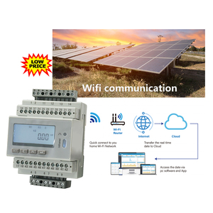 Wifi năng lượng mét RS485 3*220V/ 380V Điện áp đầu vào 3p4w <span class=keywords><strong>LCD</strong></span> hiển thị cho trường học khuôn viên trường điện đo ba giai đoạn mét - Product Image 5