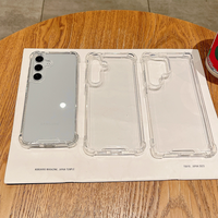 Coque de téléphone à quatre coins en gros pour Galaxy S26, coque antichoc transparente, anti-choc, pour Samsung S25 Ultra S24, coque rigide transparente