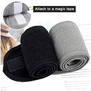 Women and Girls Custom Logo Microfiber SPA Facial Headband Embroidered Makeup <strong>Bath</strong> and Wrap Hairband Factory-Supply - Product Image 2
