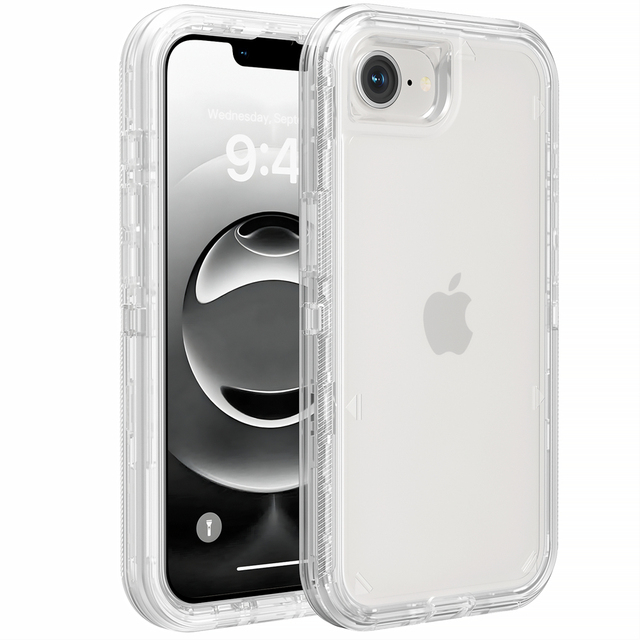 Cell Phone Cases for iPhone 16E 17 Pro Max 16 15 14 13 12 Pro Max Heavy Duty Shockproof 3 Layers Protection Rugged Phone Cover