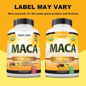 Capsule di Radice di <span class=keywords><strong>Maca</strong></span> 1900mg, <span class=keywords><strong>Maca</strong></span> <span class=keywords><strong>Rossa</strong></span>, Nera e Gialla Mista, 100% Pura, Non-OGM, Naturale, Supporto per Libido ed Energia per Uomini e Donne - Product Image 5