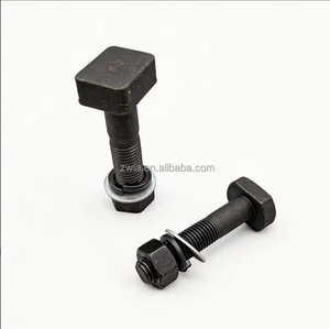 Pernos y Tuercas de Acero M16 X55 de Alta Resistencia al por Mayor, Pernos de <span class=keywords><strong>Cabeza</strong></span> Hexagonal, Piezas de Repuesto para Maquinaria de Construcción - Product Image 2