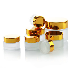 New 5G 10G 15G 20G 30G 50G 60G 100Gluxury Mặt Mỹ Phẩm Lotion Container Tùy Chỉnh Rỗng Frosted Mỹ Phẩm Kem Thủy Tinh <span class=keywords><strong>Jar</strong></span> Với Nắp - Product Image 2