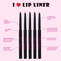 OCHAIN Maquillage Imperméable à l'Eau Vente en Gros Marque Privée Sans Cruauté Sur Mesure Logo Ultra Brillant à Lèvres Kit de Crayon à Lèvres