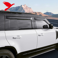 Visor Vents Shades Side Window Wind Sun Rain Guard Deflectores para Land Rover Defender 110 2020-2025