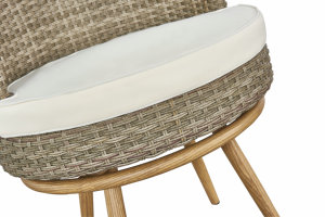 Moderno prezzo di fabbrica All'aperto patio Giardino deck <span class=keywords><strong>balcone</strong></span> terrazza in rattan di vimini <span class=keywords><strong>sedia</strong></span> girevole impermeabile facile <span class=keywords><strong>da</strong></span> pulire - Product Image 4