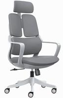 Chaise de bureau ergonomique confortable pour la maison, chaise de conférence moderne en maille avec dossier réglable pour usage prolongé