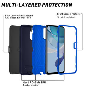 Business Design Defender Funda de teléfono a prueba de golpes Compatible con Motorola Moto G Power 2021-2025 4G 5G <span class=keywords><strong>Samsung</strong></span> - Product Image 6