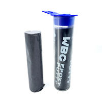 Mastic époxy transparent WBG en bâton, colle adhésive pour sceller, réparer l'acier inoxydable, le plastique, le verre, le métal et le bois