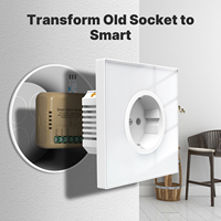 Module d'interrupteur intelligent WiFi MOES Tuya Mini DIY 3 voies avec minuterie, domotique, commande vocale, compatible avec Google Home Alexa