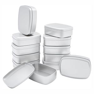 Caja Metálica <span class=keywords><strong>Rectangular</strong></span> Vacía al por Mayor, Lata de Aluminio para Fabricación de Velas - Product Image 1