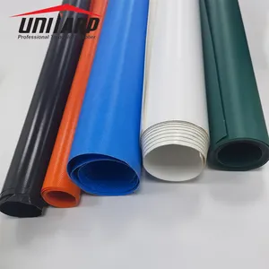 Printable 126'' Wide FR PVC Coated Canvas 18oz Tent Materials Vinyl Coated Tarpaulin Rolls