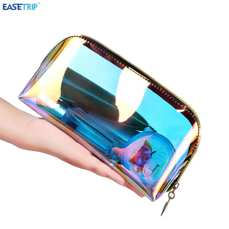 Zosi — sac de maquillage holographique professionnel, sac Transparent pour le voyage, sacoche pour les cosmétiques, en Pvc, vente en gros