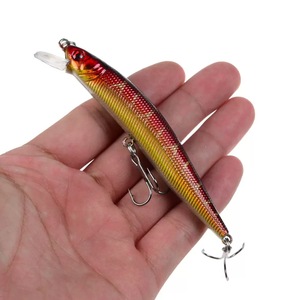 Leurres de pêche Minnow à longue portée, flottants, avec hameçon triple pour la pêche au Jerk - Product Image 5